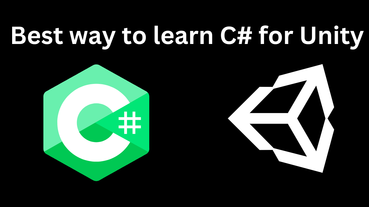 Best way to learn C# for Unity - Logos of C# and Unity