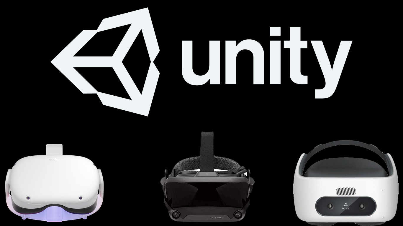 A group of virtual reality headsets in different shapes and sizes sitting on a black background.